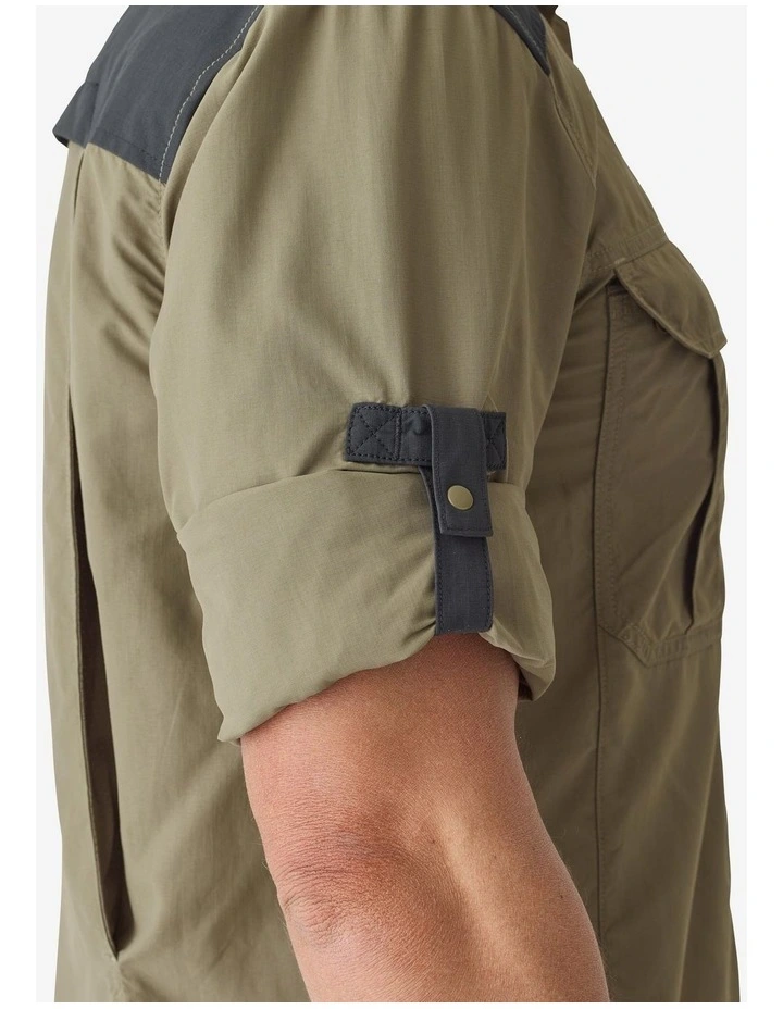 Decathlon - LIGHT AND BREATHABLE LONG-SLEEVED SHIRT 520 GREEN image 5