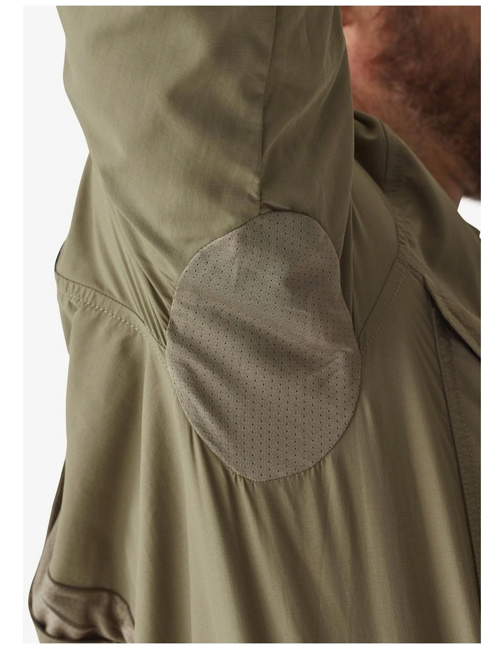 Decathlon - LIGHT AND BREATHABLE LONG-SLEEVED SHIRT 520 GREEN image 6