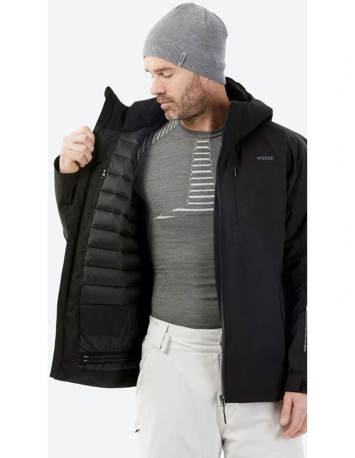 Decathlon - 500 Men's warm and breathable ski jacket - black image 5
