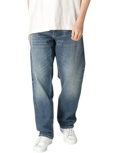 Damon Straight Leg Jeans in Blue