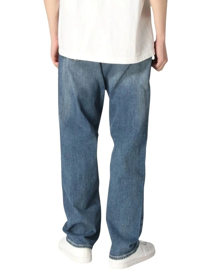 Damon Straight Leg Jeans in Blue image 2
