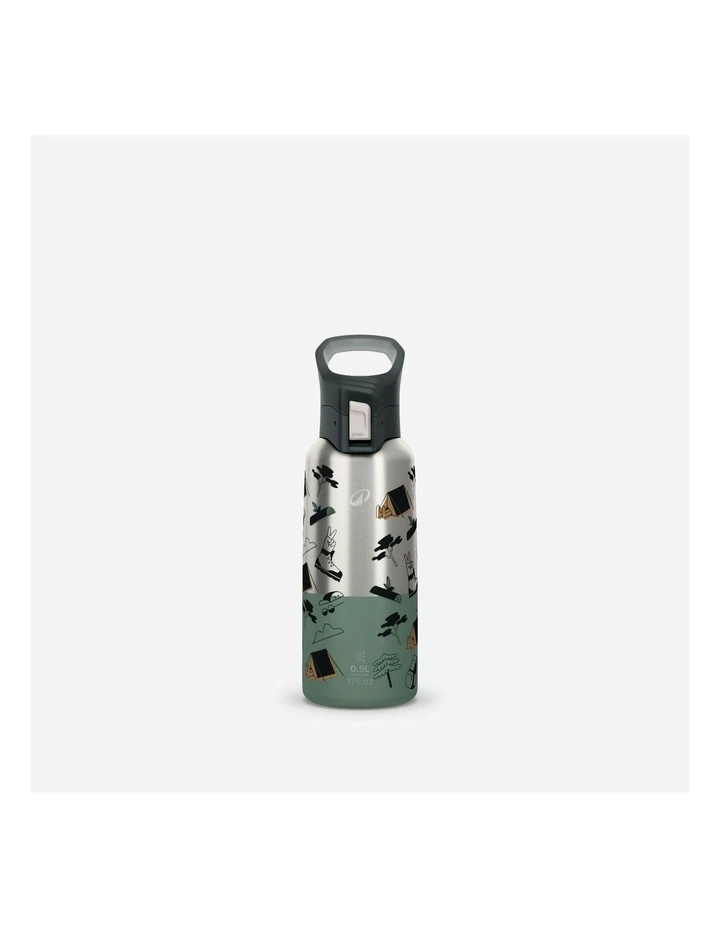 Stainless Steel Insulated Flask 900 With Quick-Release Cap 0.5L in Silver image 1