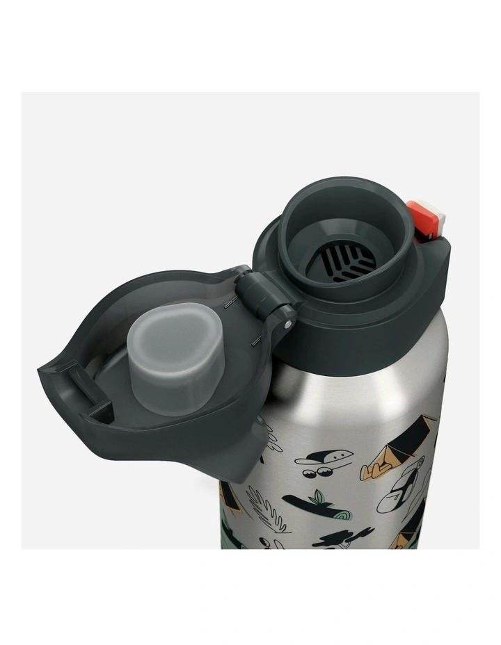 Stainless Steel Insulated Flask 900 With Quick-Release Cap 0.5L in Silver image 4