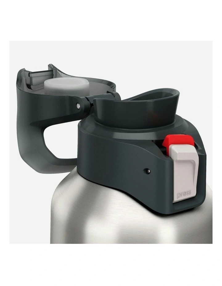 Insulated Stainless Steel Flask 900 With Quick-Release Cap 0.8L in Silver image 3