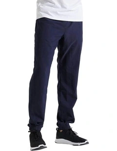 Breathable Regular Fitness Bottoms in Navy Blue