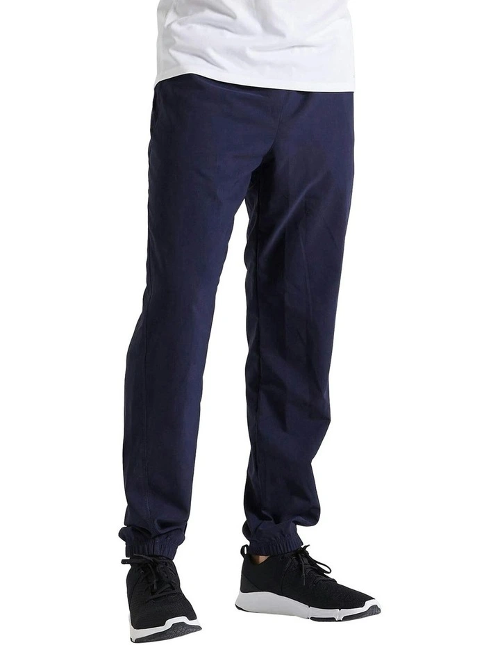 Breathable Regular Fitness Bottoms in Navy Blue image 1
