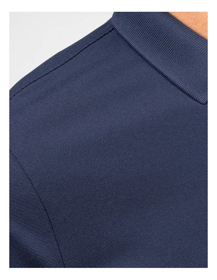 Golf Short-Sleeved Polo Shirt WW500 in Navy Blue image 2