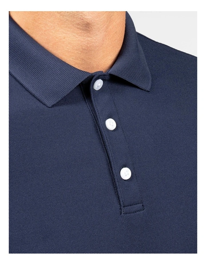 Golf Short-Sleeved Polo Shirt WW500 in Navy Blue image 3