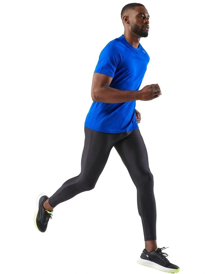 Kiprun Run 100 Dry Running Breathable Tights in Black image 6