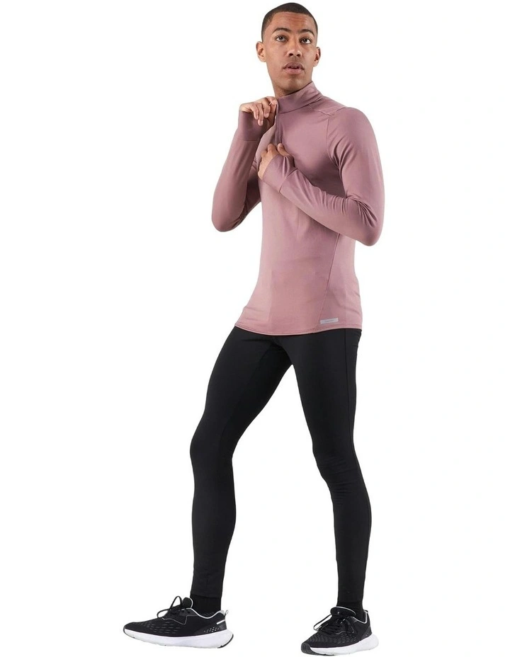 Kiprun 100 Warm Running Tights in Black image 2