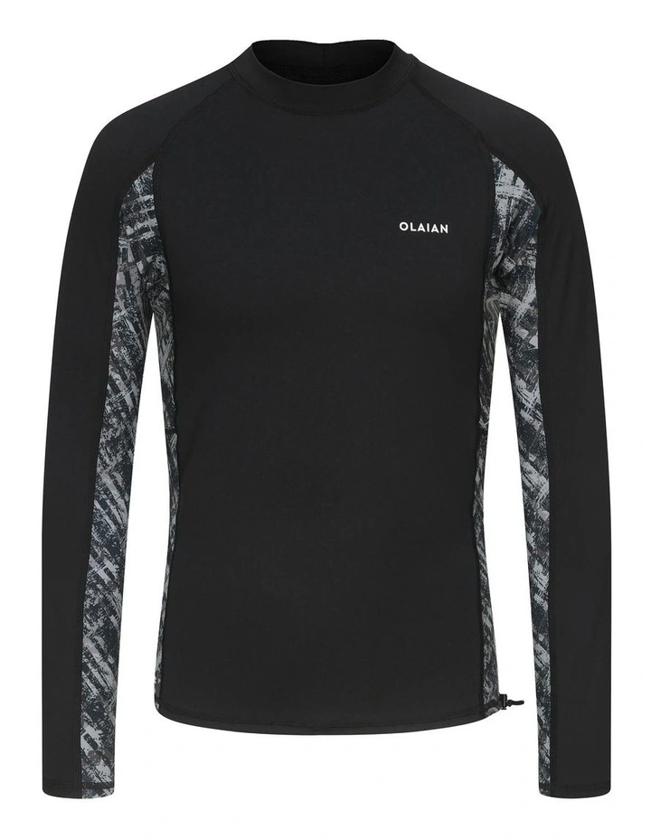 Surfing UV Protection Top in Brush Black image 6