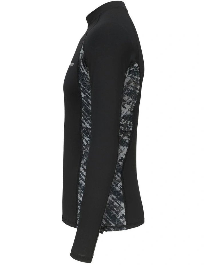 Surfing UV Protection Top in Brush Black image 7