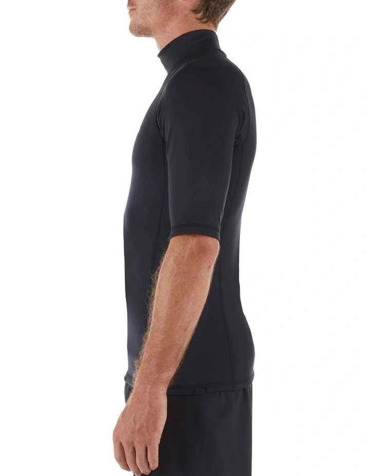 Short Sleeve Fleece Surf Top 900 in Black image 3