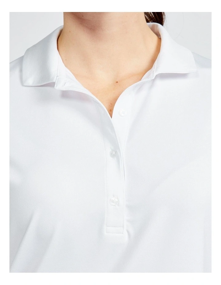 Golf Short Sleeve Polo shirt WW 500 in White image 3