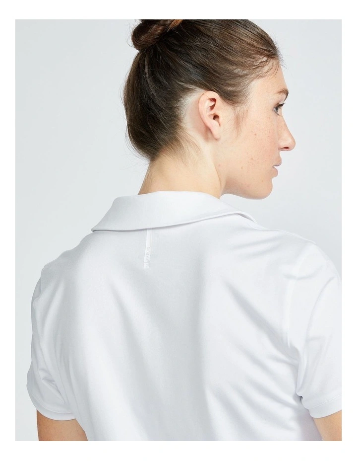 Golf Short Sleeve Polo shirt WW 500 in White image 4