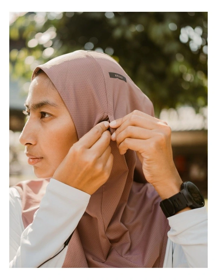 Decathlon | Women's running hijab - Kiprun - Purple image 6
