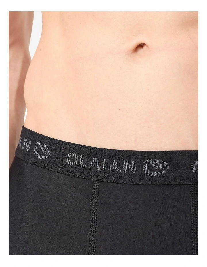 Decathlon | Base layer eco boxer shorts 500 black image 4