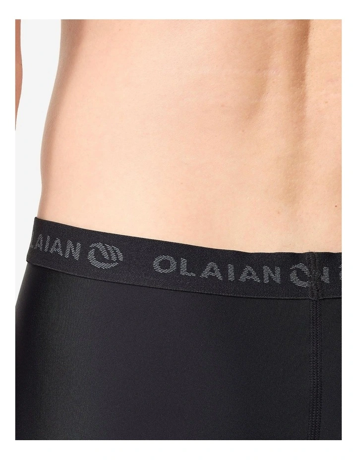 Decathlon | Base layer eco boxer shorts 500 black image 5