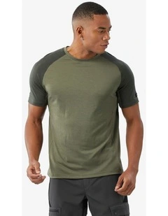 Decathlon | Men's Merino wool short-sleeved Merino Wool T-shirt-Khaki
