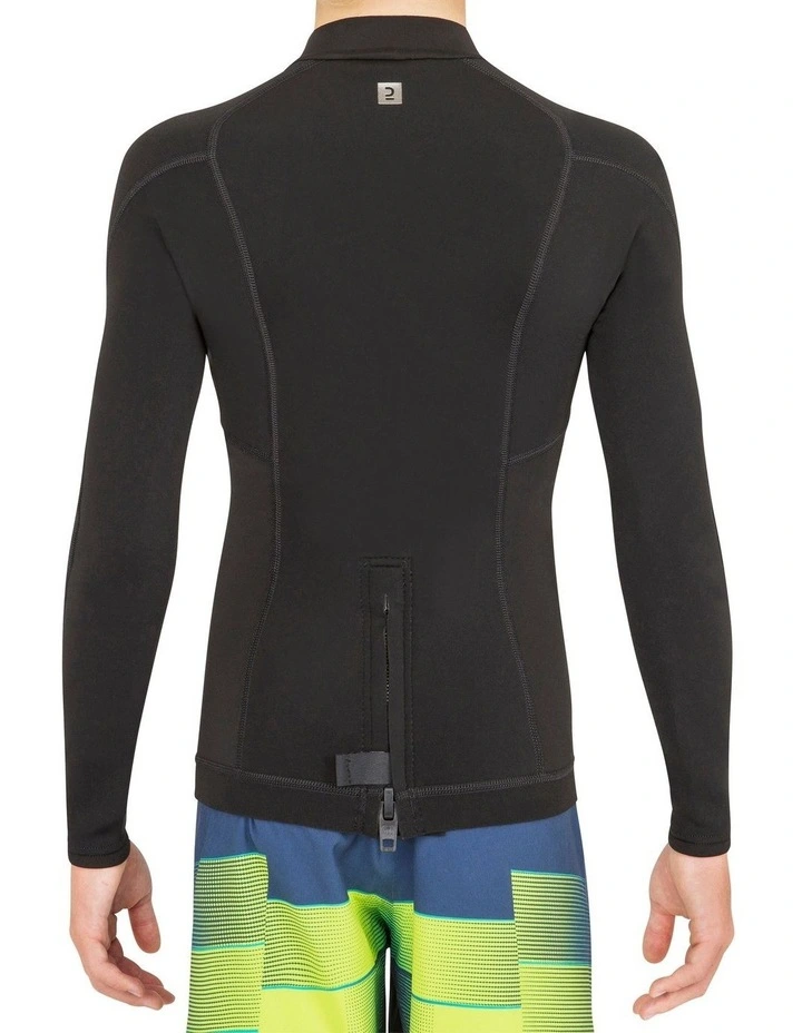 Decathlon | Boy's anti-UV long-sleeved T-shirt - 900 black image 3