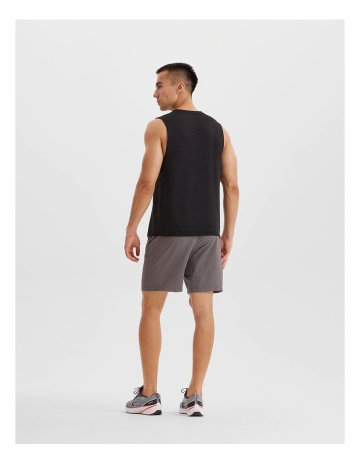 Decathlon | 500 COMFORT RUNNING TANK TOP WITH NO SIDE SEAMS - SMOKY BLACK image 4