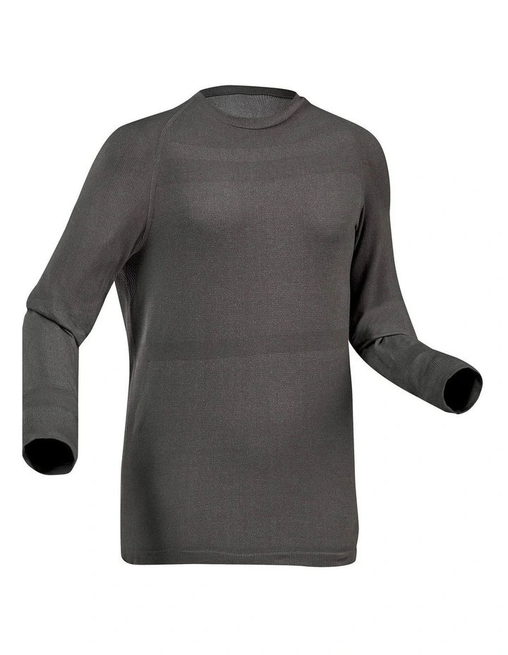 Decathlon | Wedze Kids Thermal Ski Base Layer BL 500 Grey image 1