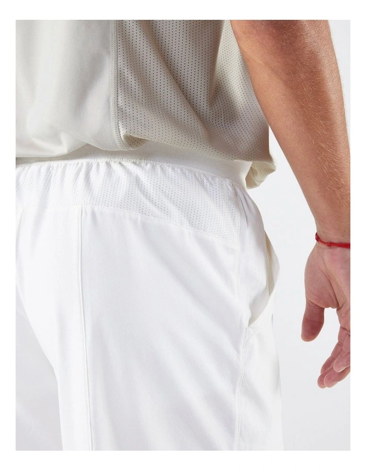 Men's Breathable Tennis Shorts in Dry White image 3