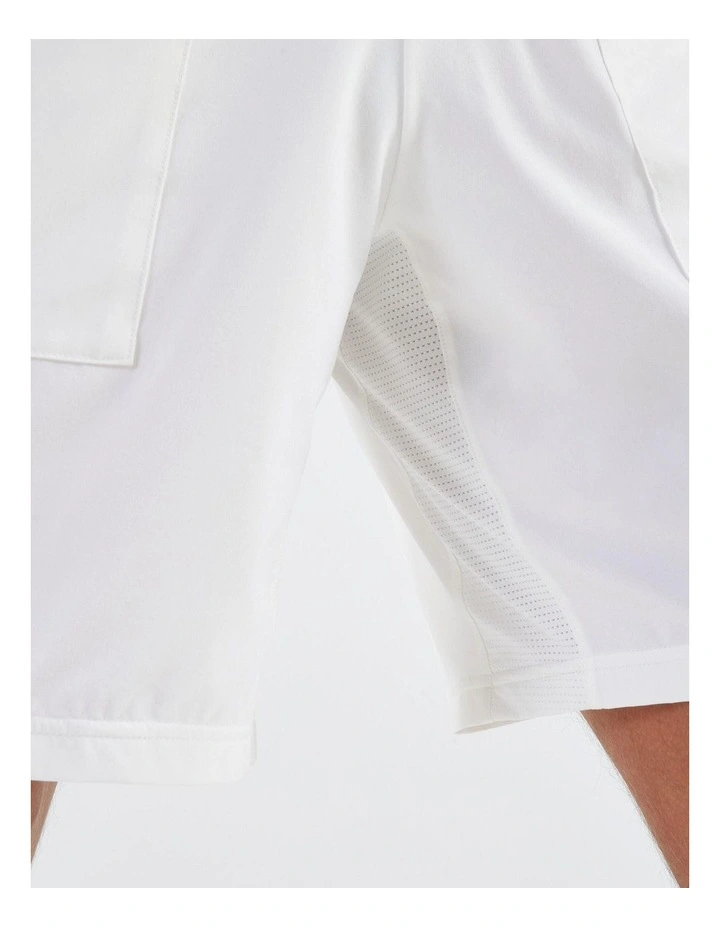 Men's Breathable Tennis Shorts in Dry White image 6