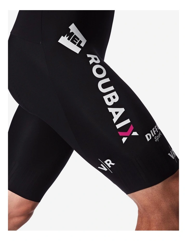 Decathlon | Van Rysel Men Road Cycling Shorts RCR-R 5 Roubaix Replica Black White image 5