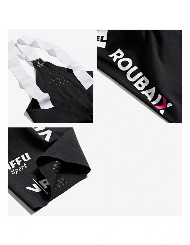 Decathlon | Van Rysel Men Road Cycling Shorts RCR-R 5 Roubaix Replica Black White image 7
