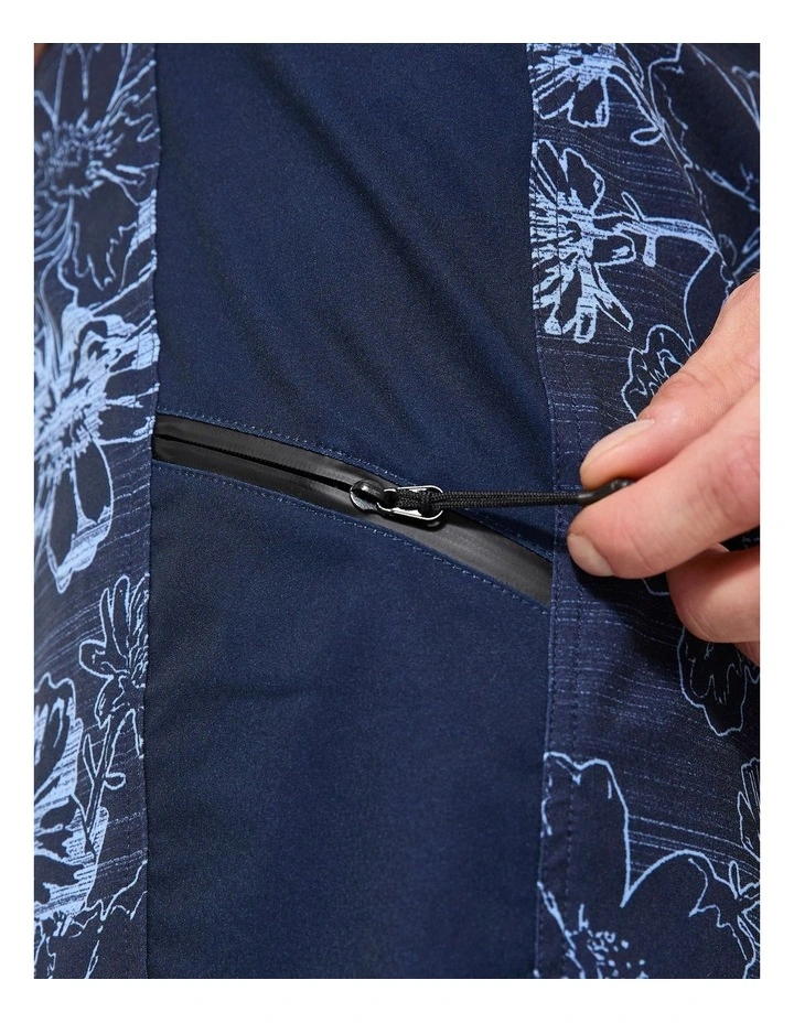 Decathlon | Mens surfing boardshorts long swim shorts 19, 500 Arch lico blue image 6