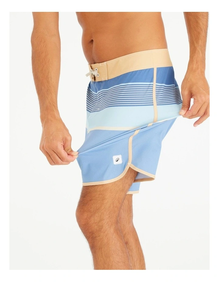 Decathlon | Mens Surfing Boardshorts Mid-length Surf Shorts 18,  Marin Blue image 4