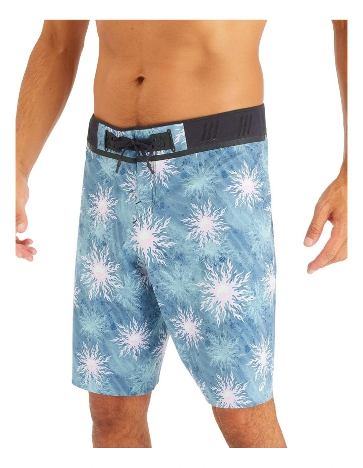 Mens Boardshorts Surf 900 Long 20 - Morpho Yingyang Blue image 1