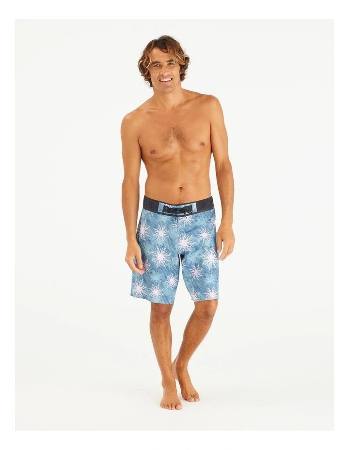 Mens Boardshorts Surf 900 Long 20 - Morpho Yingyang Blue image 2
