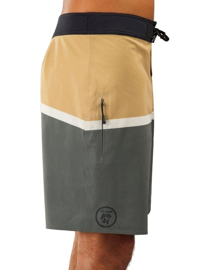 Decathlon | Surfing Boardshorts - Standard 900 Flat Belt - DUDE KHAKI image 3