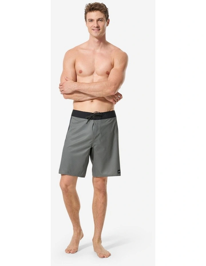 Decathlon | Mens surfing boardshorts long swim shorts 19, 500 Arch alex khaki image 2
