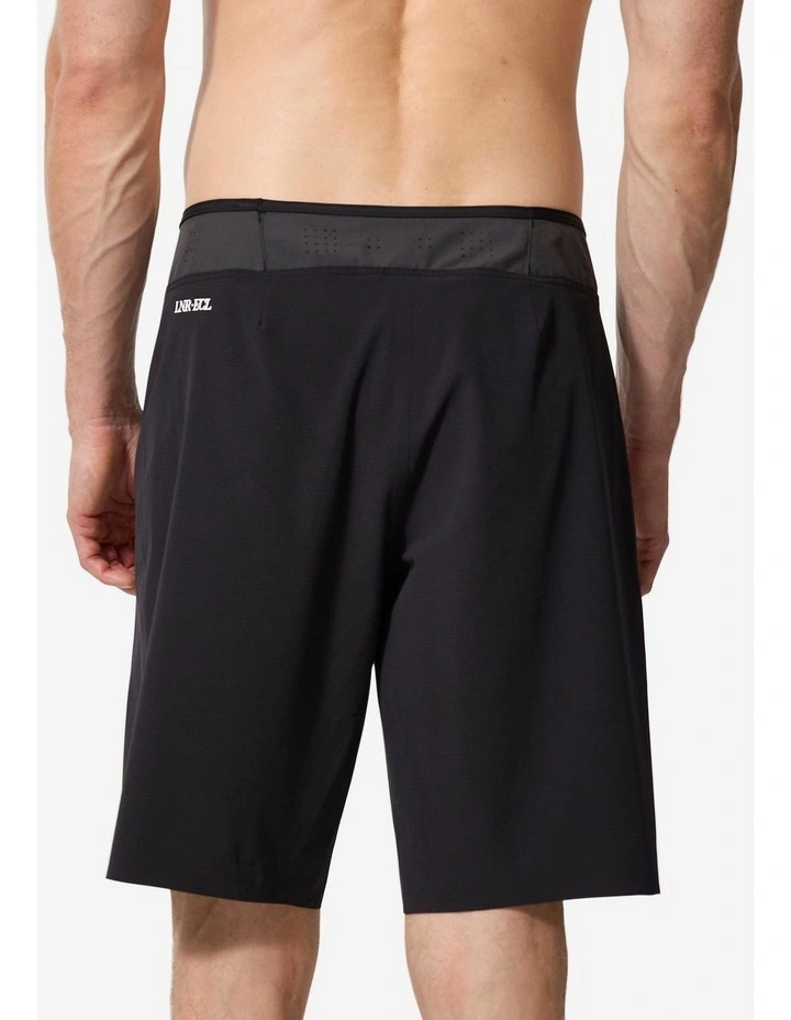 Decathlon | Mens surfing boardshorts long swim shorts 20, 900 Lnr ecl black image 3