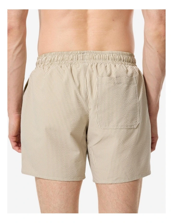 Decathlon | Mens surfing boardshorts short surf shorts 15, 100 Textured khaki image 3