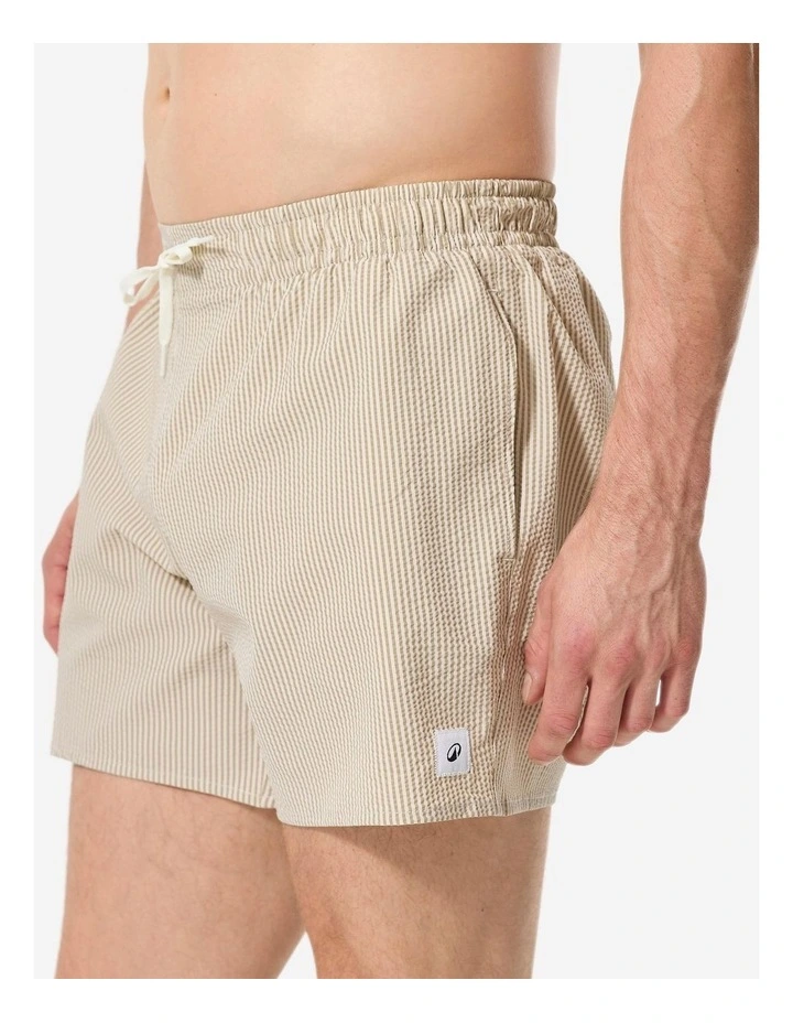 Decathlon | Mens surfing boardshorts short surf shorts 15, 100 Textured khaki image 4