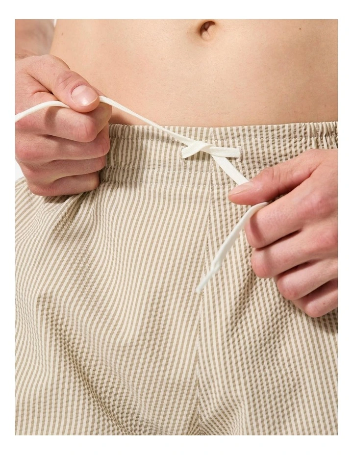 Decathlon | Mens surfing boardshorts short surf shorts 15, 100 Textured khaki image 5