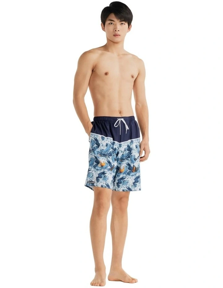 Surfing men's boardshorts in Blue Wave image 1