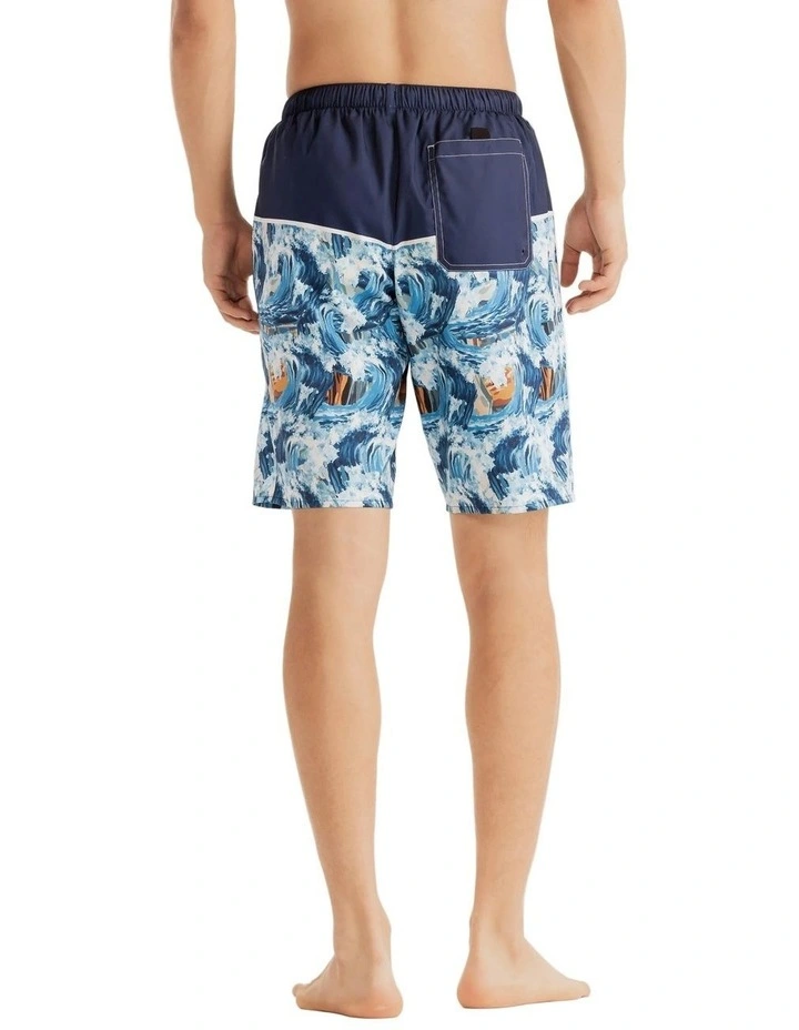 Surfing men's boardshorts in Blue Wave image 2