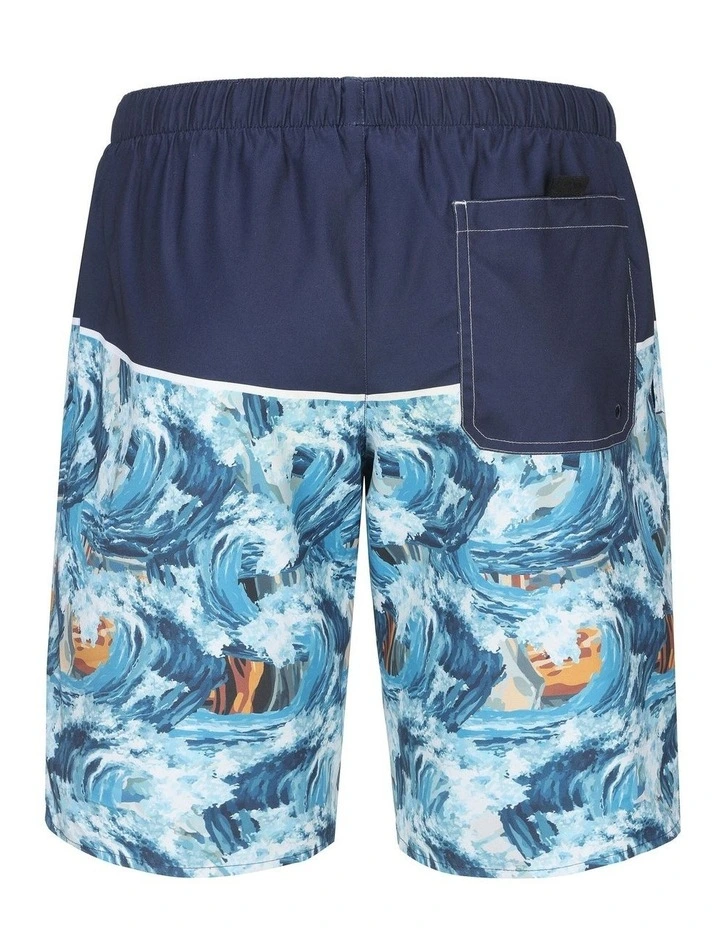 Surfing men's boardshorts in Blue Wave image 5