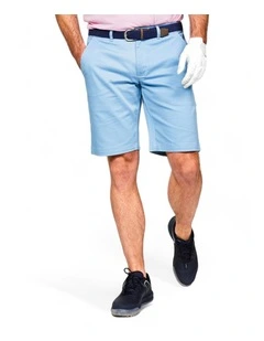 Decathlon | Men's golf cotton chino shorts - MW500 blue