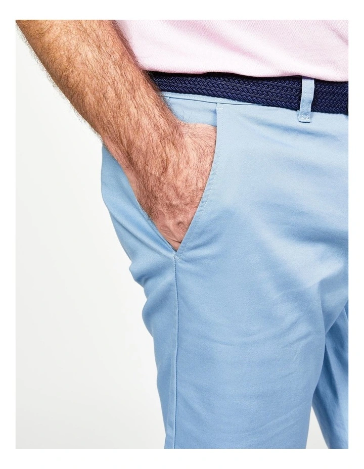 Decathlon | Men's golf cotton chino shorts - MW500 blue image 3