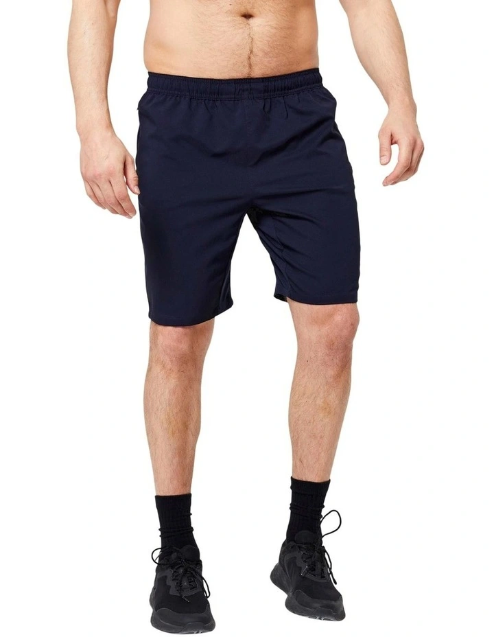 Decathlon | Men's Breathable Fitness Shorts with Zip-Up Pockets - Black image 1