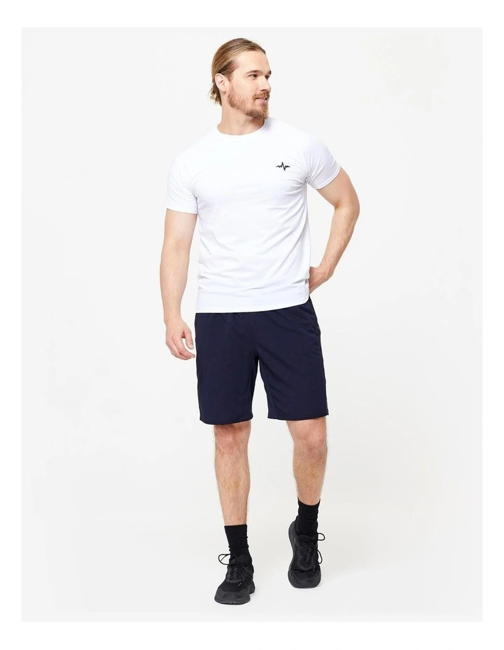 Decathlon | Men's Breathable Fitness Shorts with Zip-Up Pockets - Black image 2