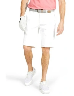 Decathlon | Men's golf cotton chino shorts - MW500 White