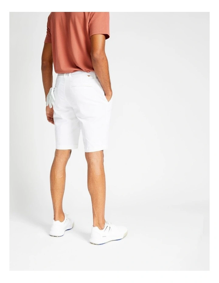 Decathlon | Men's golf cotton chino shorts - MW500 White image 3