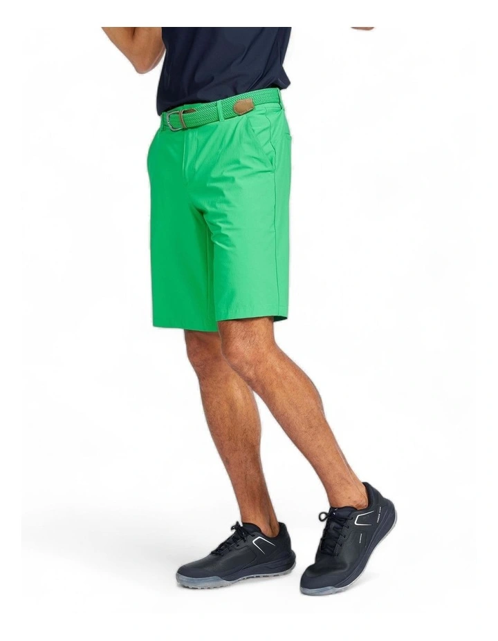 Decathlon | Mens golf shorts - WW500 dark green image 1